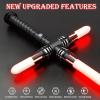 Borlvias Heavy Dueling Light Saber for Adults Smooth Swing Metal Hilt 16 Fonts Sound Motion Control Lightsaber Party Cosplay (RGB Version) view 2