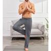 Mens Sweatpants with Pockets Baggy Sweat Pants Wide Leg Casual Athletic Workout Gym Clothes Straight Leg Open Bottom Sweatpants Fleece Lined Jogger with Pockets Winter Fall Clothing Dark Gray view 3