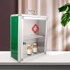 POPETPOP Locking Medicine Cabinet Organizer, Large Aid Wall Cabinet with Key Medication Storage Cabinet Secure Lock Box for First Aid view 2