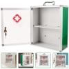 POPETPOP Locking Medicine Cabinet Organizer, Large Aid Wall Cabinet with Key Medication Storage Cabinet Secure Lock Box for First Aid view 4
