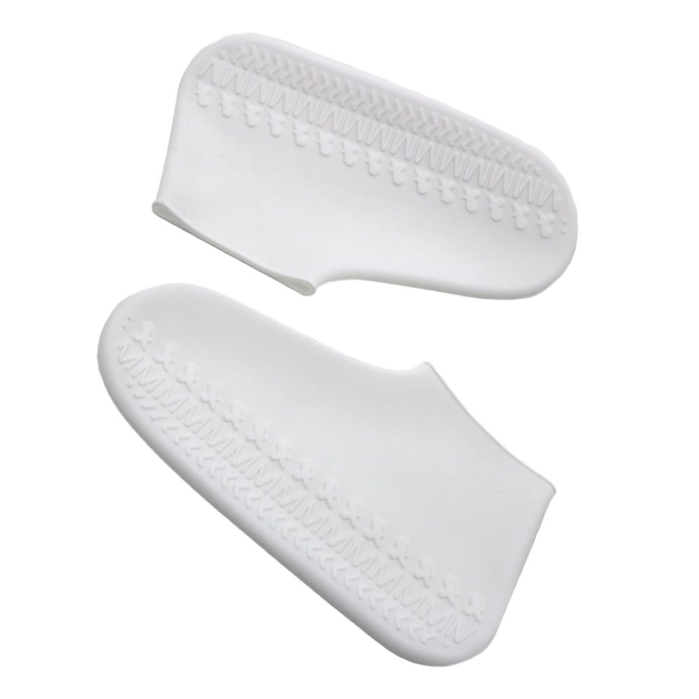 Sosoport 1pair Silicone Protector for Men and Women Thickened Washable Galoshes for Outdoor Use