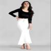 NineFit Basics Saree Shapewear Petticoat for Women, Shapers for Women's Sarees Fish Cut Shapewear White view 2
