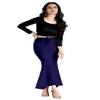 NineFit Basics Saree Shapewear Petticoat for Women, Shapers for Women's Sarees Fish Cut Shapewear Navy Blue, X-Large