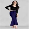 NineFit Basics Saree Shapewear Petticoat for Women, Shapers for Women's Sarees Fish Cut Shapewear Navy Blue, X-Large view 2