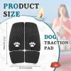 Drydiet Dog Traction Pad Dog Paddle Board Kayak Accessories 21.2 x 15.3 Inch Non Slip Deck Grip Mat Surfboard Traction Grip EVA Foams for Sup Skimboard Paddleboard Surfboard Gift for Christmas(Black) view 3