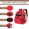 TRAILKICKER Military Tactical Backpack for Men, 35L Tactical Laptop Backpack, Tactical Bag Bug Out Bag, Army 3 Days Assault Pack - Red view 3