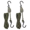 Ayaport Kayak Rope Tie Down 14ft Green Ratchet Straps Bow and Stern Ratcheting Tie Downs Rope Hanger Kayak and Canoe Accessories view 1