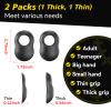2 Pack Batter's Thumb Guard for Pro Batters, Hitter Training Aid, Thumb Guard & Batting Grip Baseball Accessories, Reduce Bat Sting - Black view 3