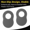 2 Pack Batter's Thumb Guard for Pro Batters, Hitter Training Aid, Thumb Guard & Batting Grip Baseball Accessories, Reduce Bat Sting - Black view 4