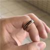 6 mm Tungsten Carbide Wedding Band Stainless Steel Arrow Wood Inlay for Engagement Rings Dome Polished Comfort Fit 8.5 view 3