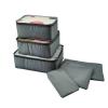 6 Set Packing Cubes for Suitcases,Travel Packing Pouches,Clothing Sorting Packages Luggage Organizers Storage Bags (B)