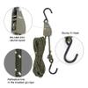 Ayaport Kayak Rope Tie Down 14ft Olive Drab Ratchet Straps Bow and Stern Ratcheting Tie Downs Rope Hanger Kayak and Canoe Accessories view 2