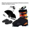 KJAOYU Boots Covers,Ski Boot Covers,1 Pair Ski Boot Covers Keep Warm Professional Windproof Soft Snow Shoes Cover for Outdoor Activities view 4