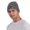 YYHWHJDE Deep Heather Warm Knit Hat Lodge Bear Deer Prints Soft Good Elasticity Suitable for Daily and Outdoor Sports view 4