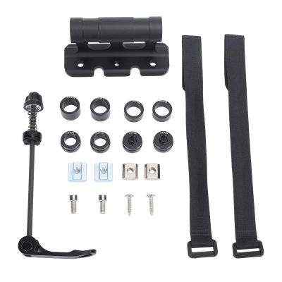 KJAOYU Bike Fork Mount,Black Black Bicycle Fork Mount Quick Release Through Axle Carriers Front Fork Block Car Roof Rack Carriers with Slider