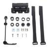 KJAOYU Bike Fork Mount,Black Black Bicycle Fork Mount Quick Release Through Axle Carriers Front Fork Block Car Roof Rack Carriers with Slider view 1