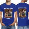Custom T-Shirt Customized Tshirts Design Your Own Customized Shirt for Men Personalized Front and Back Printing Dad 5X-Large view 2