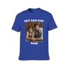 Custom T-Shirt Customized Tshirts Design Your Own Customized Shirt for Men Personalized Front and Back Printing Dad 5X-Large view 3