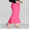NineFit Basics Saree Shapewear Petticoat for Women, Shapers for Women's Sarees Fish Cut Shapewear Baby Pink, XX-Large view 4