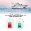 XHTLLO 1 Pair Boat Navigation Light, IP66 Waterproof Marine Navigation Lights, DC12V 2W Professional LED Bow Light, Boat Lights for Boat Yacht(White) view 3
