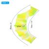 PATIKIL Silicone Swimming Gloves, 2 Pair Webbed Swim Gloves Finger Frog Type Water Resistance Gear Paddle Fins for Aquatic Training, Green Tone, L view 2