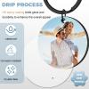 Custom Keychain with Photo,Custom Photo/Text/Dog Tag Key+Icons,Men Women Couple Anniversary Custom Photo Keychain Gift (Black) view 4