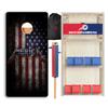 CornholeGamesUSA Pro Cornhole Boards Set | Made in USA | 3/4 Baltic Birch | No Bounce | Triple Thick Legs | Two Brace & Handles, Tournament 2x4 Regulation Set with Score Tower & Cornhole Bags view 1