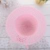 Kids traw Hat Wide Brim Floppy Woven Sun Visor Hat Little Girls Sun Hat Gardening Hat with Flower (White, One Size) view 4