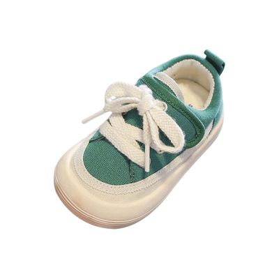 Toddler Boy Girl's Slip On Canvas Sneakers Toddler Little Kid Sneaker Running Shoes Spring Summer Shoes for Baby (Green, 10.5 Little Child)
