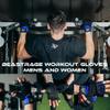 BEAST RAGE Workout Gloves for Men, Durable Palm Grip Gym Gloves Women Half Finger Elasticated Training Weight Lifting Strength Bodybuilding Anti Slip Cycling Gloves Exercise (Blue, M), Medium view 4