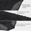 Curvy Couture Women's Plus Size Sheer Whisper High Cut Brief Panty Pearl XL view 3