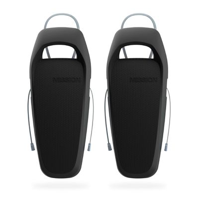 MISSION Boat Gear Sentry 2.0 Boat Dock Fender Bumper (Obsidian Black, 2 Piece)