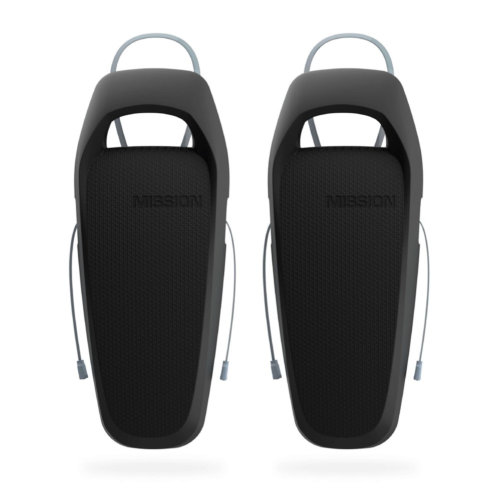 MISSION Boat Gear Sentry 2.0 Boat Dock Fender Bumper (Obsidian Black, 2 Piece)