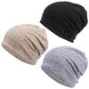 3 Pieces Slouchy Beanie Hat Stretch Turban Hats Cancer Headwear Caps Baggy Skull Sleep Scarf view 1