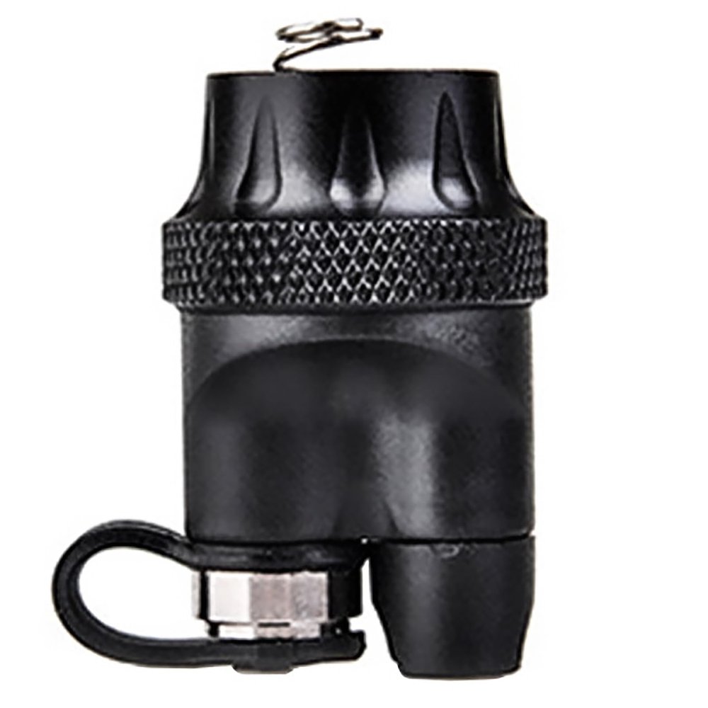 LEESEN Tactical Flashlight Switch Mould,for M300A/M600C/PLH-V2 Flashlight SF Dual Function Tail Cap with Long Bright Key Switch, Black