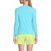 Lands' End Women's Sunshade UPF 50 Long Sleeve Rash Guard Swim Tee River Mist Plus 1x view 2