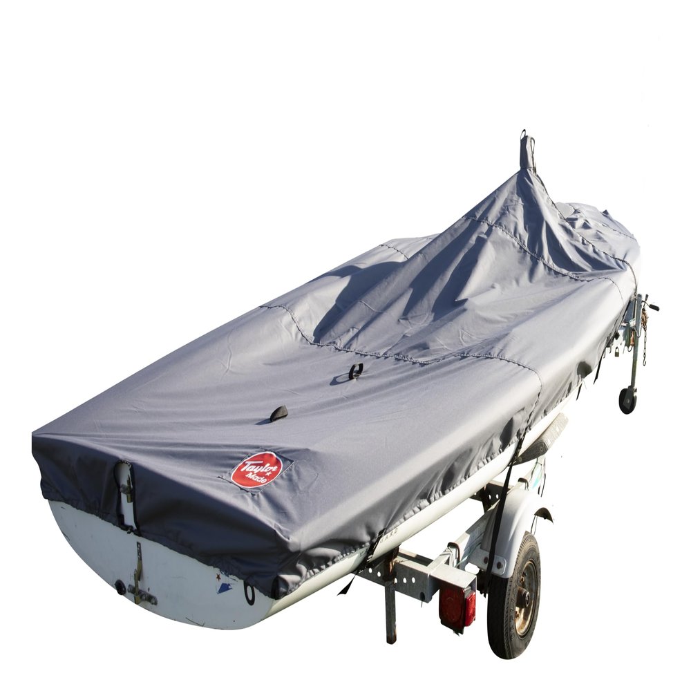 Taylor Made Club 420 Sailboat Mast Up Tented Cover, Grey