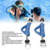 Pomya Diving Fin Spring Heel Strap, Length Limiting Rope Diving Fin Spring Strap for Replacement (Blue) view 3