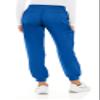 MediChic Womens Scrub Jogger Pants  6 Pockets, 4-Way Stretch, Ribbed Waist, Easy-Care Medical Workwear Royal view 4