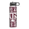 Rico Industries NCAA Texas A&M Aggies 22oz Stainless Steel Tumbler with Lid - Great For Coffee, Tea, Water or Cocktails view 1