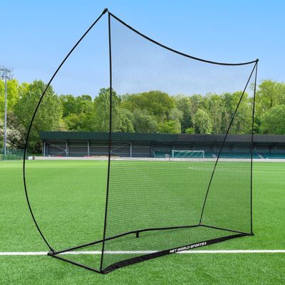 Stop That Ball Backstop Net Systems | Multi-Sport Ball Stop Net & Posts | Pop-Up, Freestanding & Socketed Options [5 Sizes] (Proflex, 11ft)