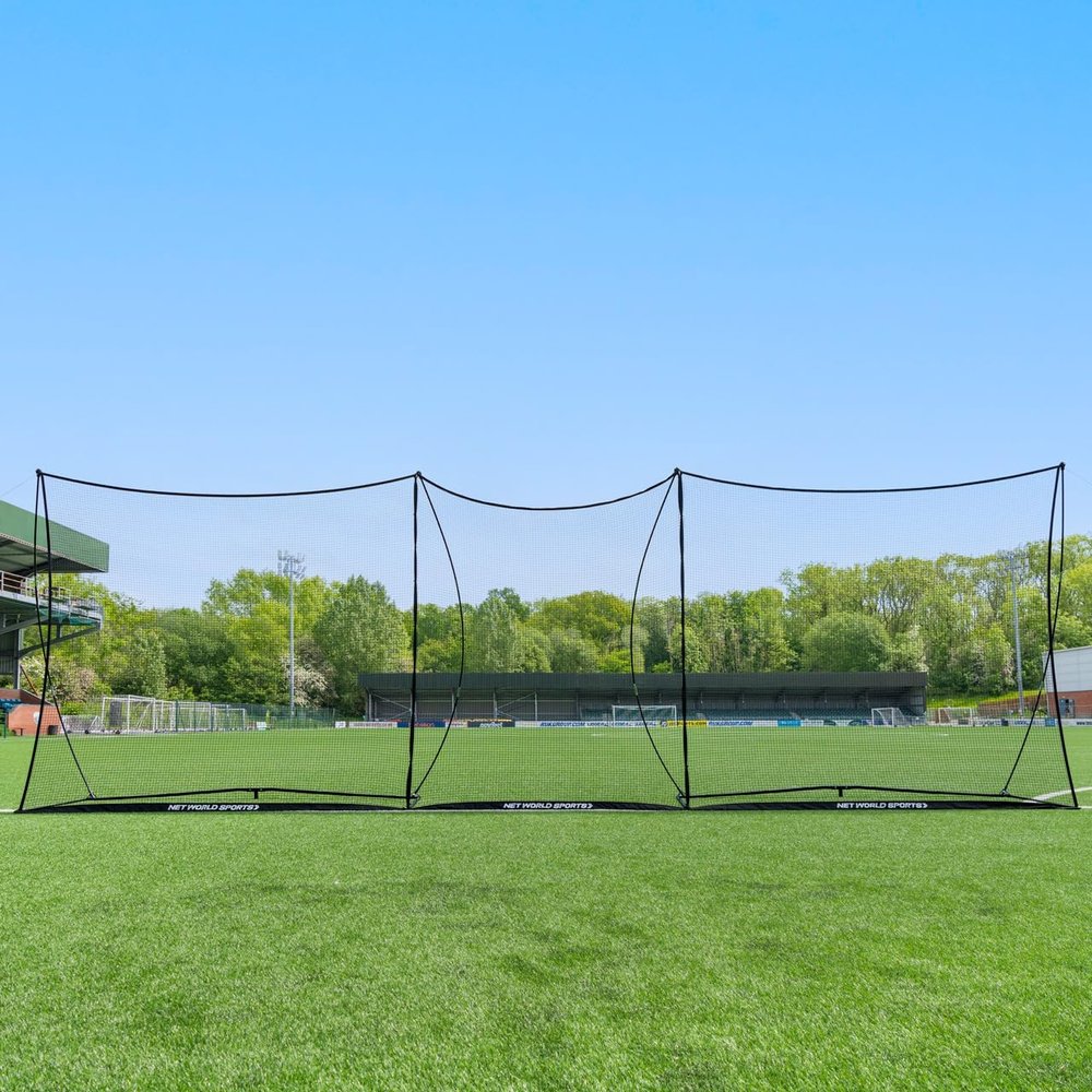 Stop That Ball Backstop Net Systems | Multi-Sport Ball Stop Net & Posts | Pop-Up, Freestanding & Socketed Options [5 Sizes] (Proflex, Extender)