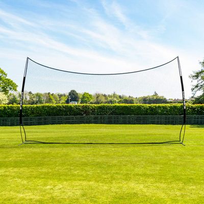 Stop That Ball Backstop Net Systems | Multi-Sport Ball Stop Net & Posts | Pop-Up, Freestanding & Socketed Options [5 Sizes] (Pop-Up, 40ft)