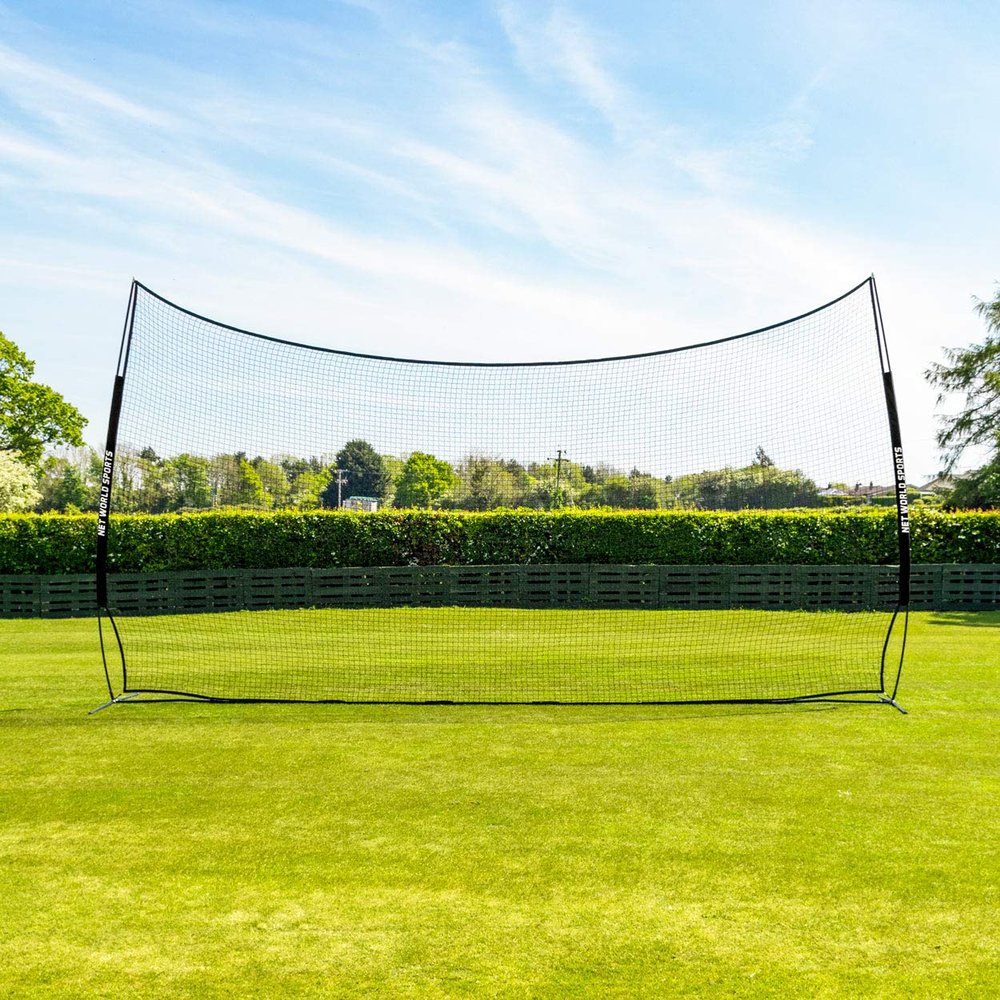 Stop That Ball Backstop Net Systems | Multi-Sport Ball Stop Net & Posts | Pop-Up, Freestanding & Socketed Options [5 Sizes] (Pop-Up, 40ft)