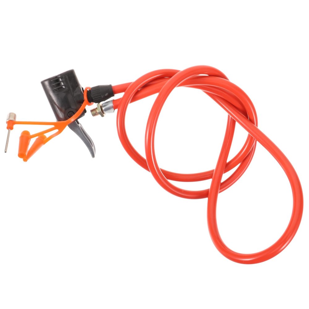 FOYTOKI Bicycle Inflator Hose Anti-Freeze Design for French American British Nozzles Effortless Valve Switching for Year Use Durable Cycling Inflator Parts