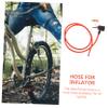 FOYTOKI Bicycle Inflator Hose Anti-Freeze Design for French American British Nozzles Effortless Valve Switching for Year Use Durable Cycling Inflator Parts view 4