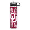 Rico Industries NCAA Oklahoma Sooners 22oz Stainless Steel Tumbler with Lid - Great For Coffee, Tea, Water or Cocktails view 1