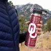 Rico Industries NCAA Oklahoma Sooners 22oz Stainless Steel Tumbler with Lid - Great For Coffee, Tea, Water or Cocktails view 2