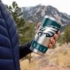 Rico Industries NFL Football Philadelphia Eagles 20oz Stainless Steel Tumbler with Lid - Great For Coffee, Tea, Water or Cocktails view 2