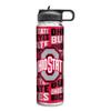 Rico Industries NCAA Ohio State Buckeyes 22oz Stainless Steel Tumbler with Lid - Great For Coffee, Tea, Water or Cocktails view 1